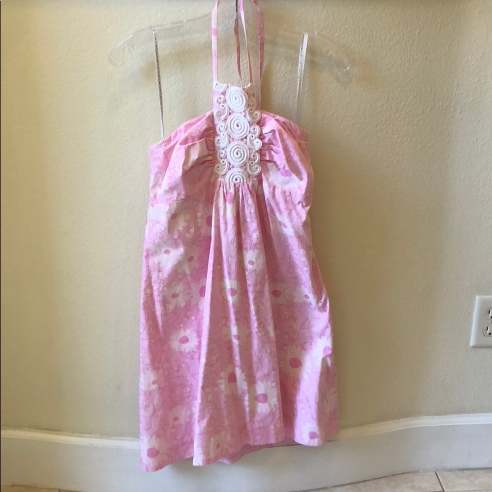 Lilly Pink and White Dress